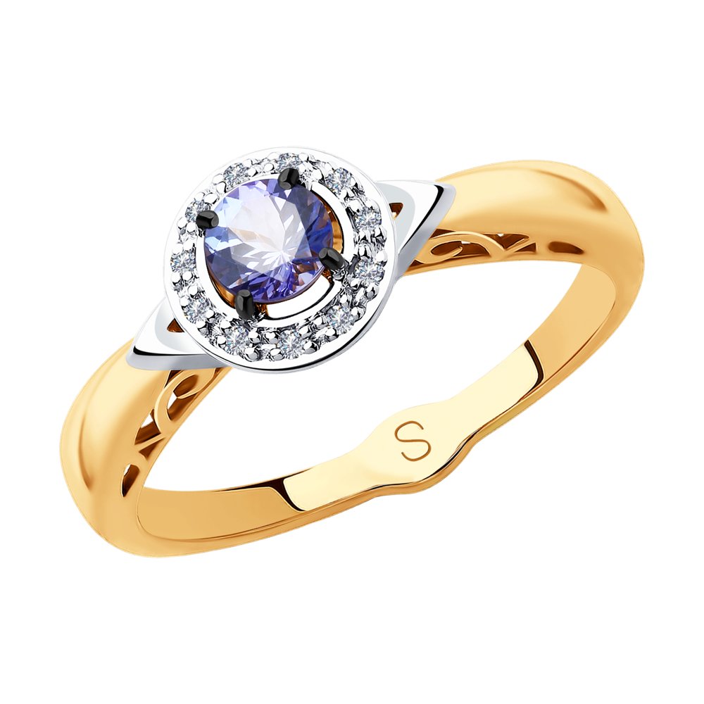

Кольцо из желтого золота с бриллиантом р. 18 SOKOLOV Diamonds 6014148, 6014148