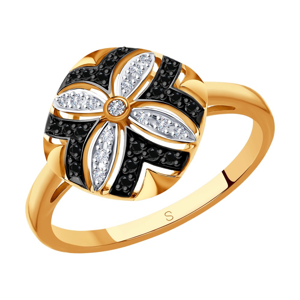 

Кольцо из желтого золота с бриллиантом р. 19 SOKOLOV Diamonds 7010048, 7010048