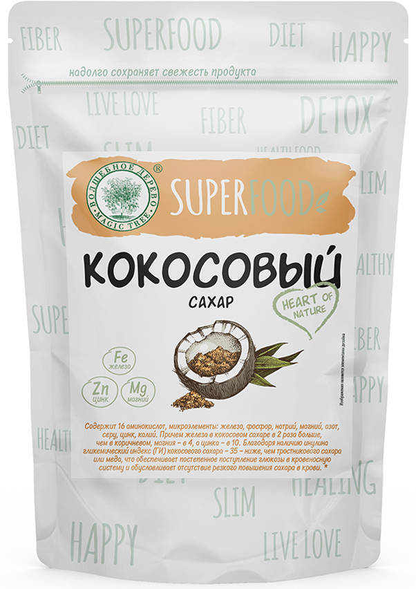 

Кокосовый сахар Волшебное дерево 200 г