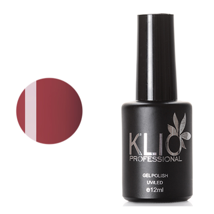 

Гель-лак Klio Professional плотный, №142 красно-коричневый, 12 мл