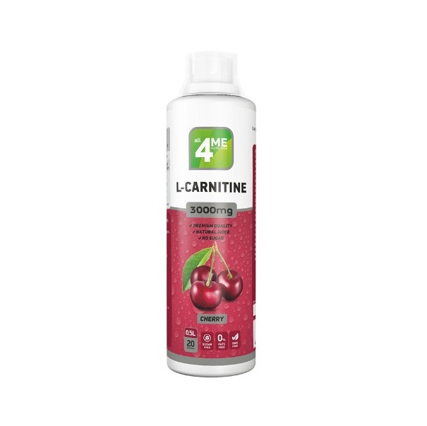 фото 4me nutrition l-carnitine concentrate 3000, 500 мл, cherry