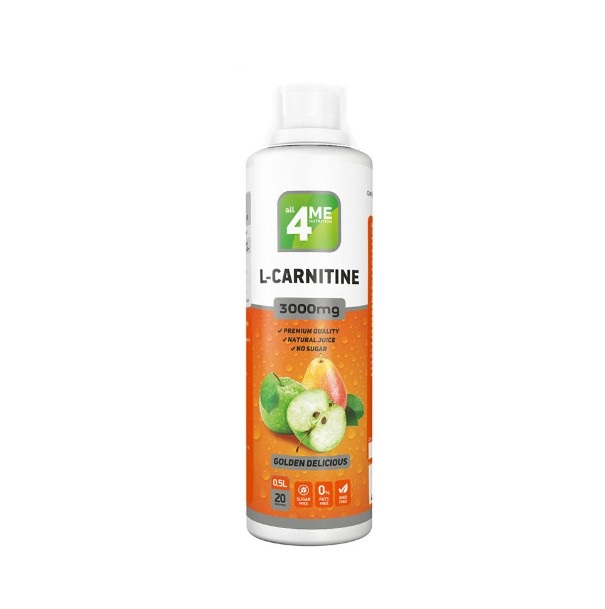 4Me Nutrition L-Carnitine concentrate 3000, 500 мл, Golden delicious