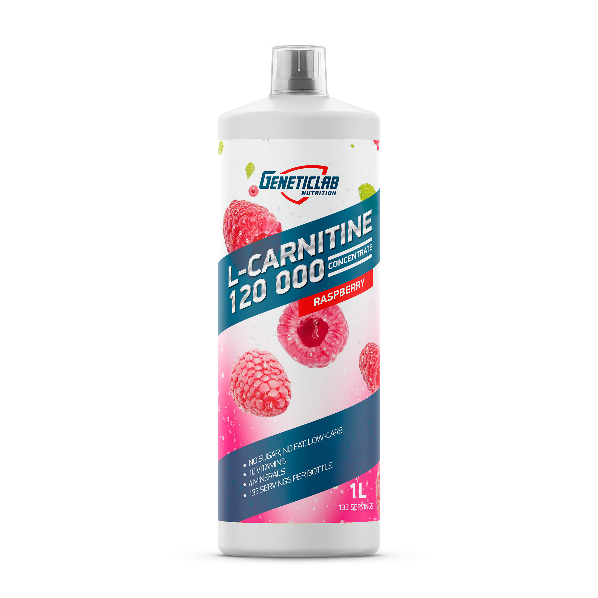 

GeneticLab Nutrition L-Carnitine 120 000, 1000 мл, Raspberry, L-Carnitine 120 000