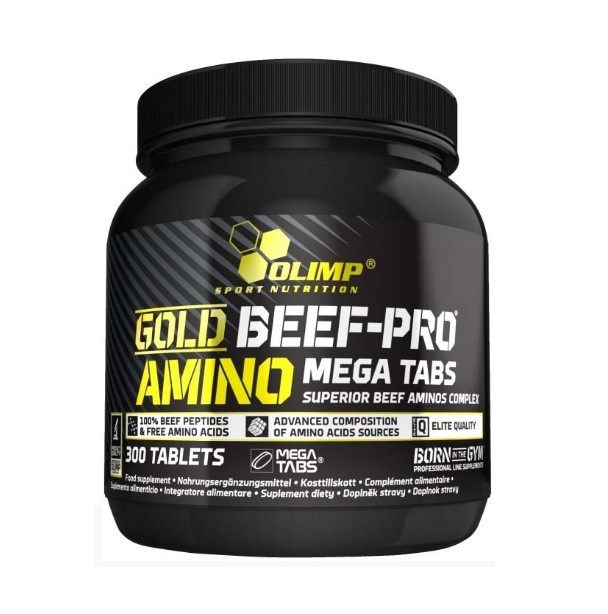 Gold Beef Pro Amino Mega Tabs Olimp, 300 таблеток