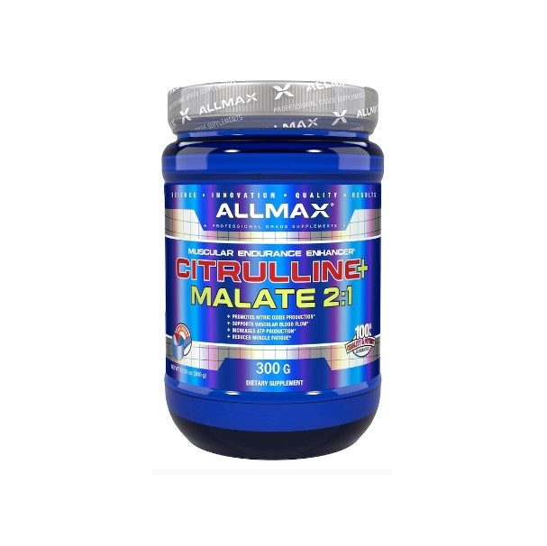 

Citrulline + Malate 2:1 Allmax Nutrition, 300 г, unflavoured, Citrulline + Malate 2:1