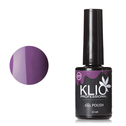 

Гель-лак Klio Professional плотный, №177 темно-фиолетовый, 12 мл