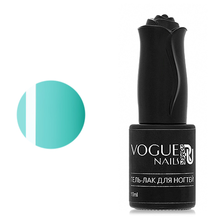 

Гель-лак Vogue Nails яркий мятный без эффектов плотный 10 мл