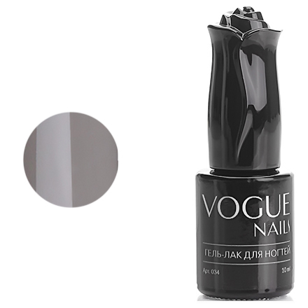 

Гель-лак Vogue Nails светло-серый без эффектов плотный 10 мл