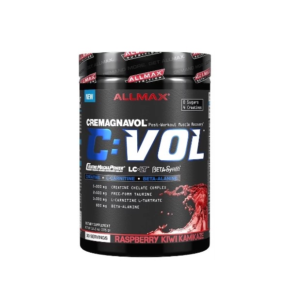 

Креатин Allmax Nutrition C:Vol Professional-Grade Creatine Complex, 375 г, unflavoured, C:Vol Professional-Grade Creatine + Taurine + L-Carnitine Complex