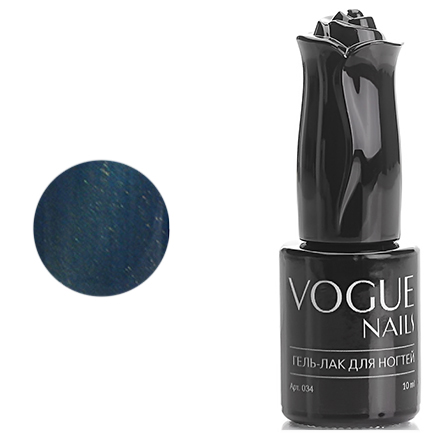 

Гель-лак Vogue Nails Кошачий глаз синий океан с перламутром плотный 10 мл