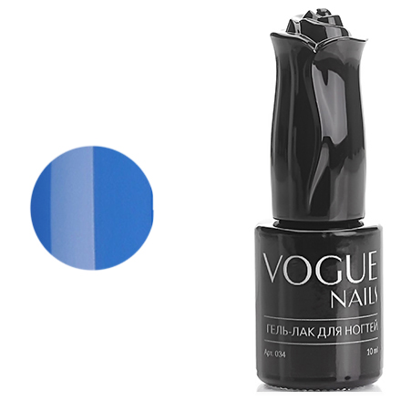 

Гель-лак Vogue Nails кобальтовый без эффектов плотный 10 мл