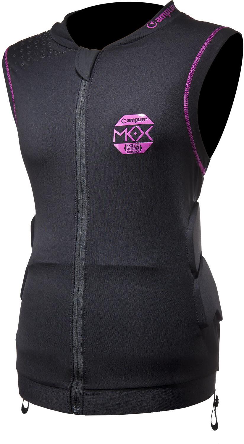 фото Защита спины горнолыжная amplifi mkx top women, xs/s, розовая/черная