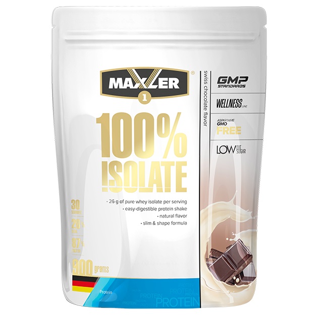фото Протеин maxler 100% isolate, 900 г, chocolate