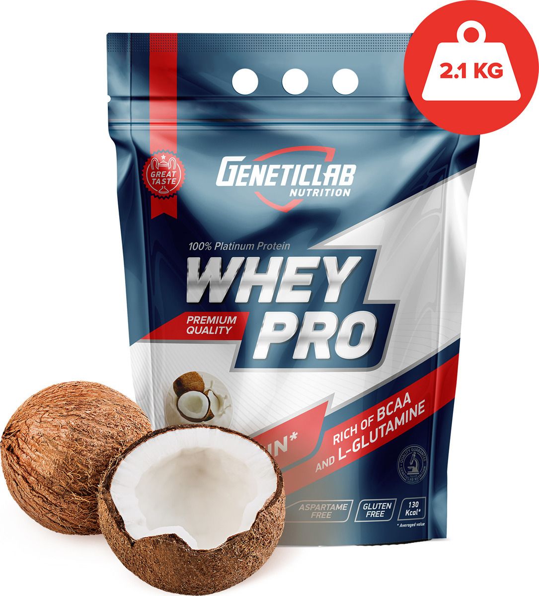 фото Протеин geneticlab nutrition whey pro, 2100 г, coconut