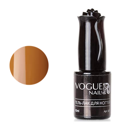 Гель-лак Vogue Nails горчичный без эффектов плотный 10 мл