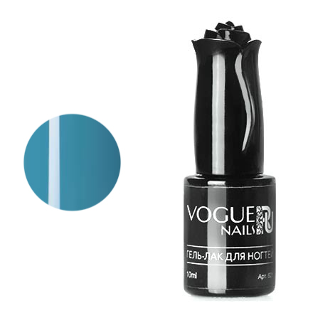 

Гель-лак Vogue Nails дымчато-голубой без эффектов плотный 10 мл