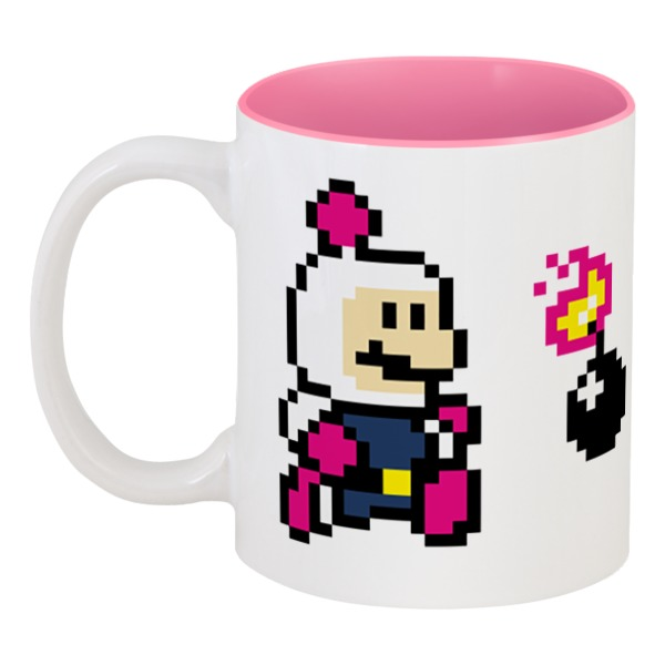 

Кружка Printio цветная внутри Bomberman