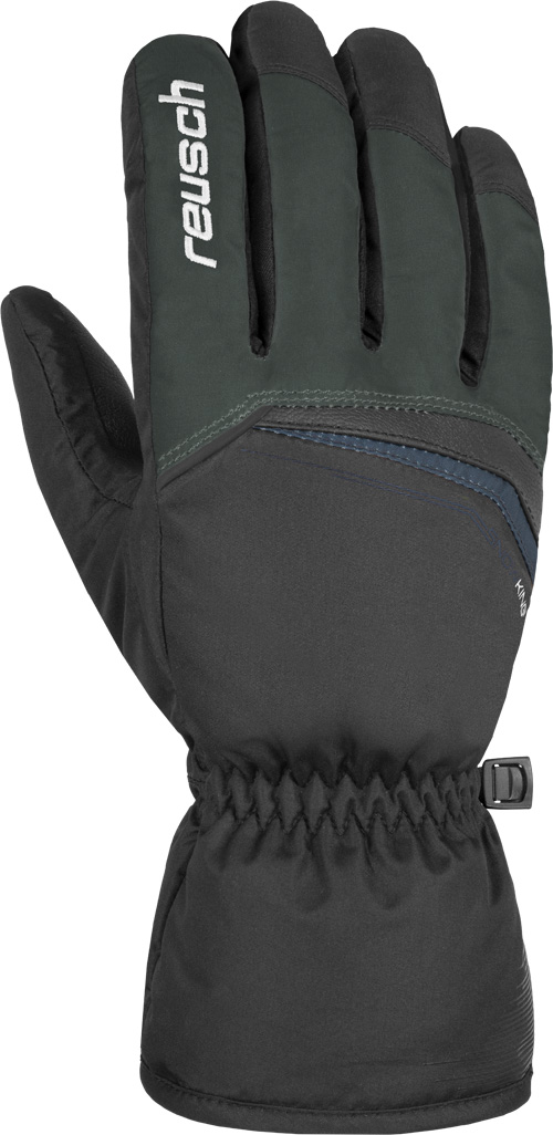 фото Перчатки reusch snow king, black/dark granite, 8 inch