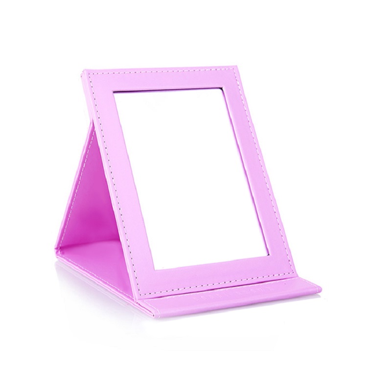 фото Зеркало складное, светло-розовое, 11х17х1 см, venusshape vs-mir-16