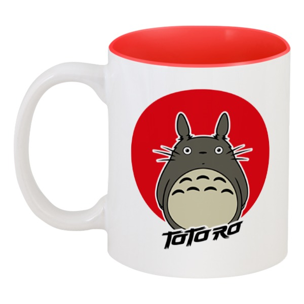 

Кружка Printio цветная внутри Мой сосед тоторо (my neighbor totoro), Разноцветный