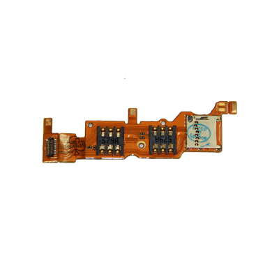 Шлейф для Huawei Ascend Y530 в сборе с разъемом для sim карты и карты памяти (2 sim)