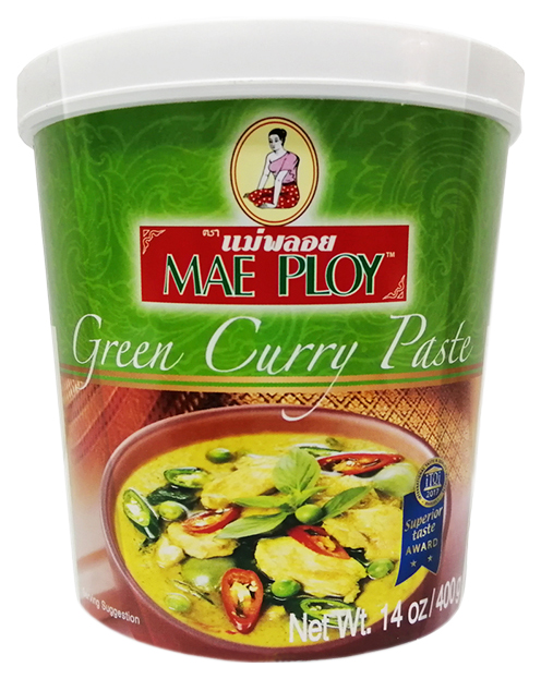 

Паста зеленый карри Mae Ploy 400 г