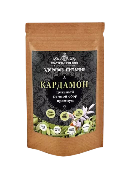 

Кардамон Продукты XXII века плоды hand picked премиум 50 г
