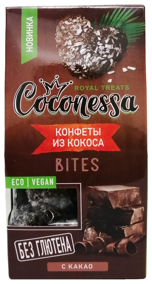 Конфеты кокосовые Coconessa какао 90 г
