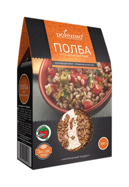 

Полба крупа Polezzno цельная 300 г