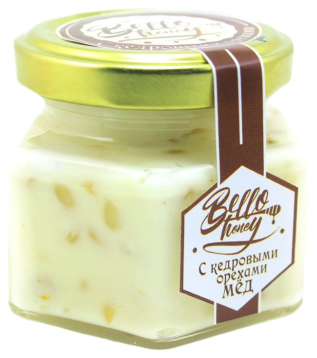 

Крем-мед BelloHoney с кедровыми орехами 120 мл