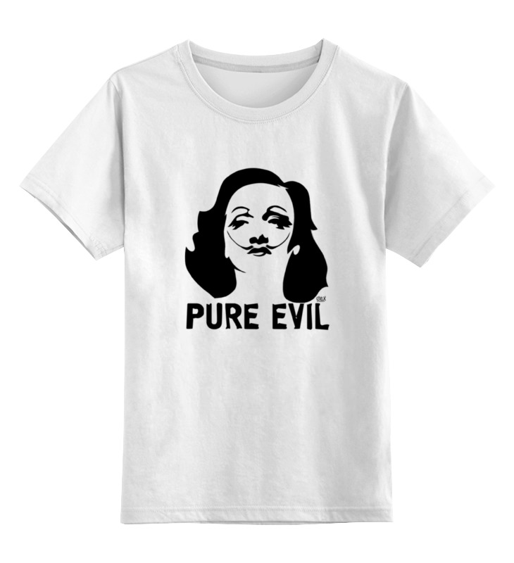 

Детская футболка классическая Printio Pure evil, р. 152, Белый, 0000000685117
