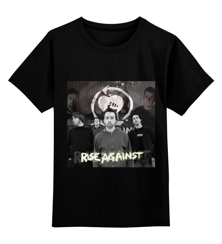 

Детская футболка классическая Printio Rise against - photo, р. 116, Черный, 0000000696203