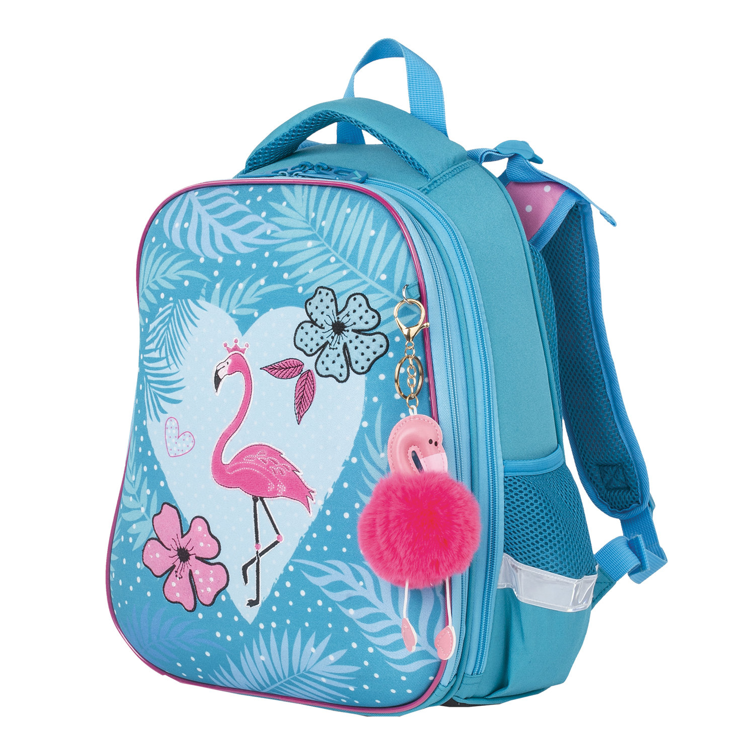 

Ранец детский Brauberg PREMIUM Flamingo, Голубой
