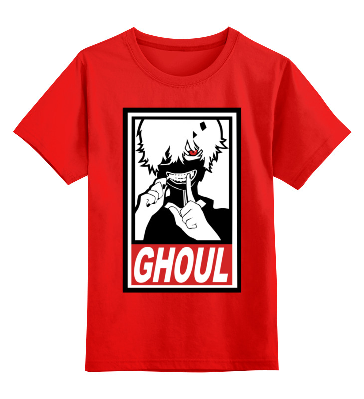 

Детская футболка Printio Кен канеки цв.красный р.116, 0000003490562