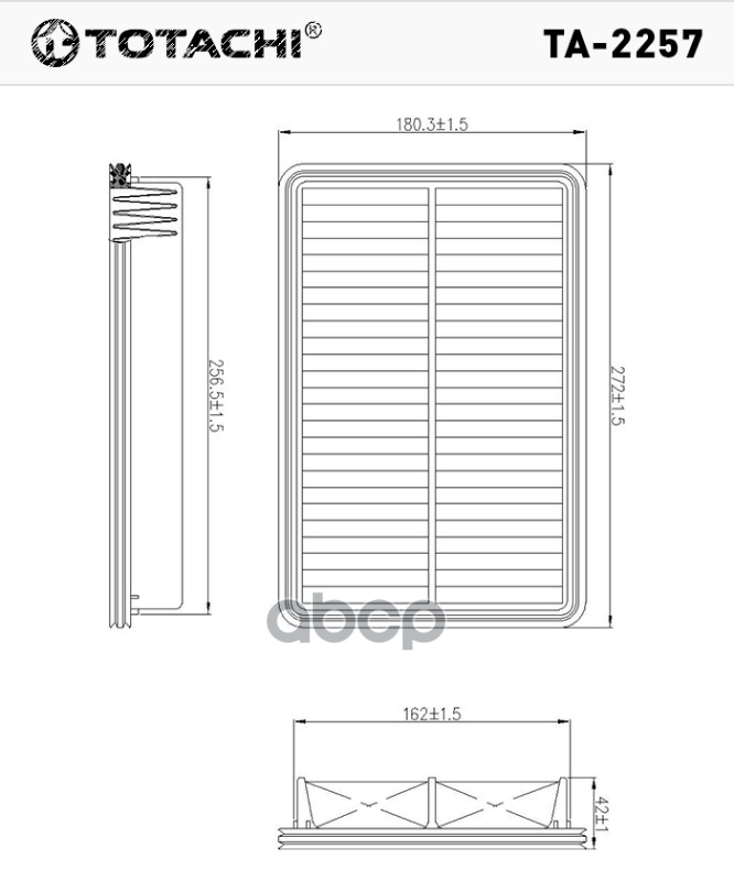 Фильтр воздушный TOTACHI TA-2257