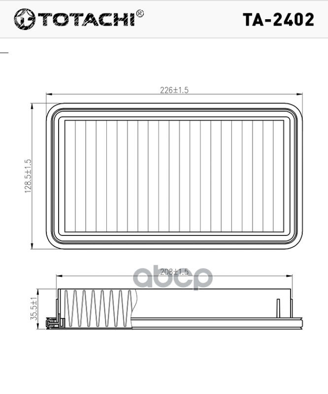 Фильтр воздушный TOTACHI TA-2402