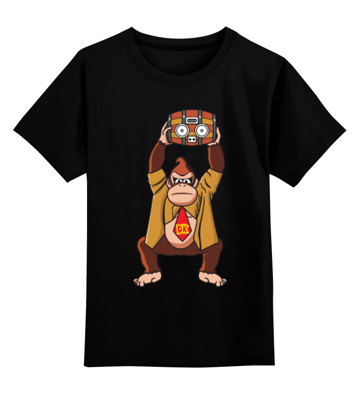 

Детская футболка классическая Printio Donkey kong, р. 104, Черный, 0000000690682