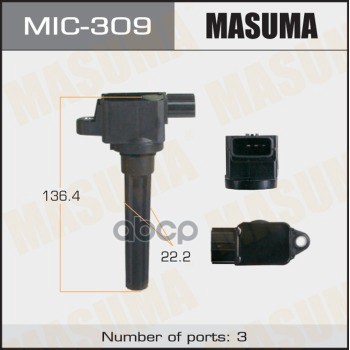 

Катушка зажигания MITSUBISHI MASUMA MIC-309