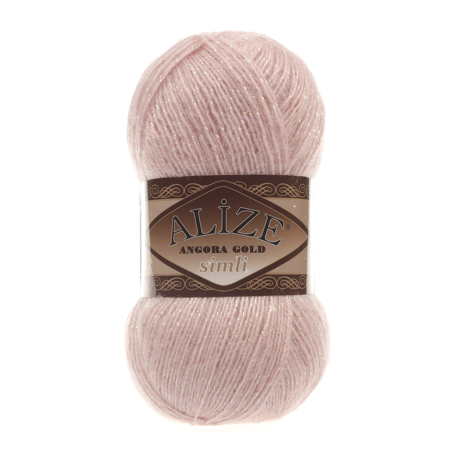

Пряжа Alize 7728676 Angora Gold Simli 161 пудра, Angora Gold Simli