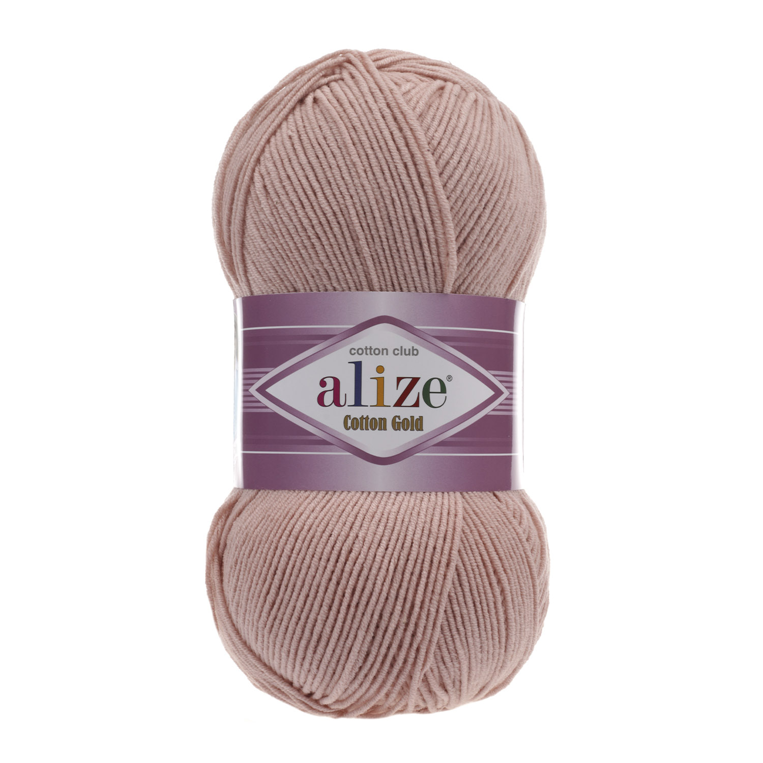 

Пряжа Alize "Cotton Gold", 330 метров, 5 мотков по 100 грамм, цвет: 161 пудра