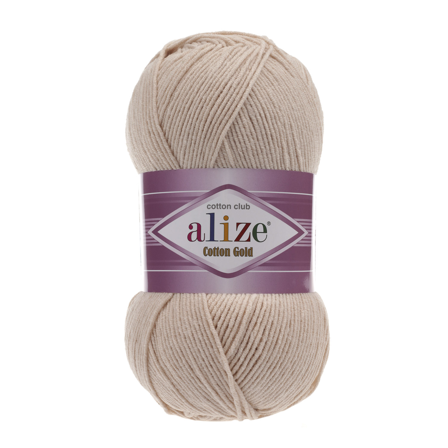 

Пряжа Alize "Cotton Gold", 330 метров, 5 мотков по 100 грамм, цвет: 067 молочно-бежевый (