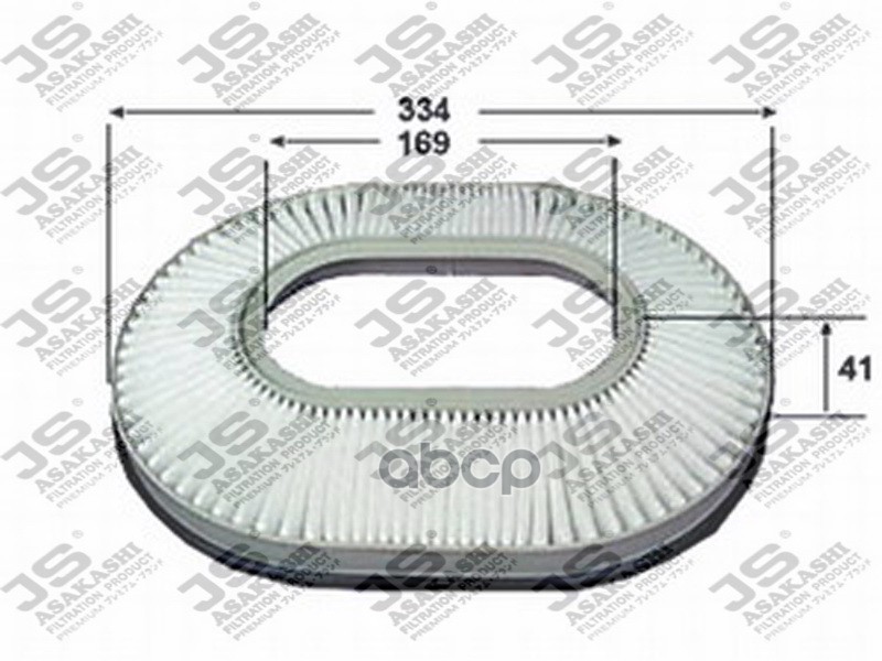 фото Фильтр воздушный js asakashi a3007