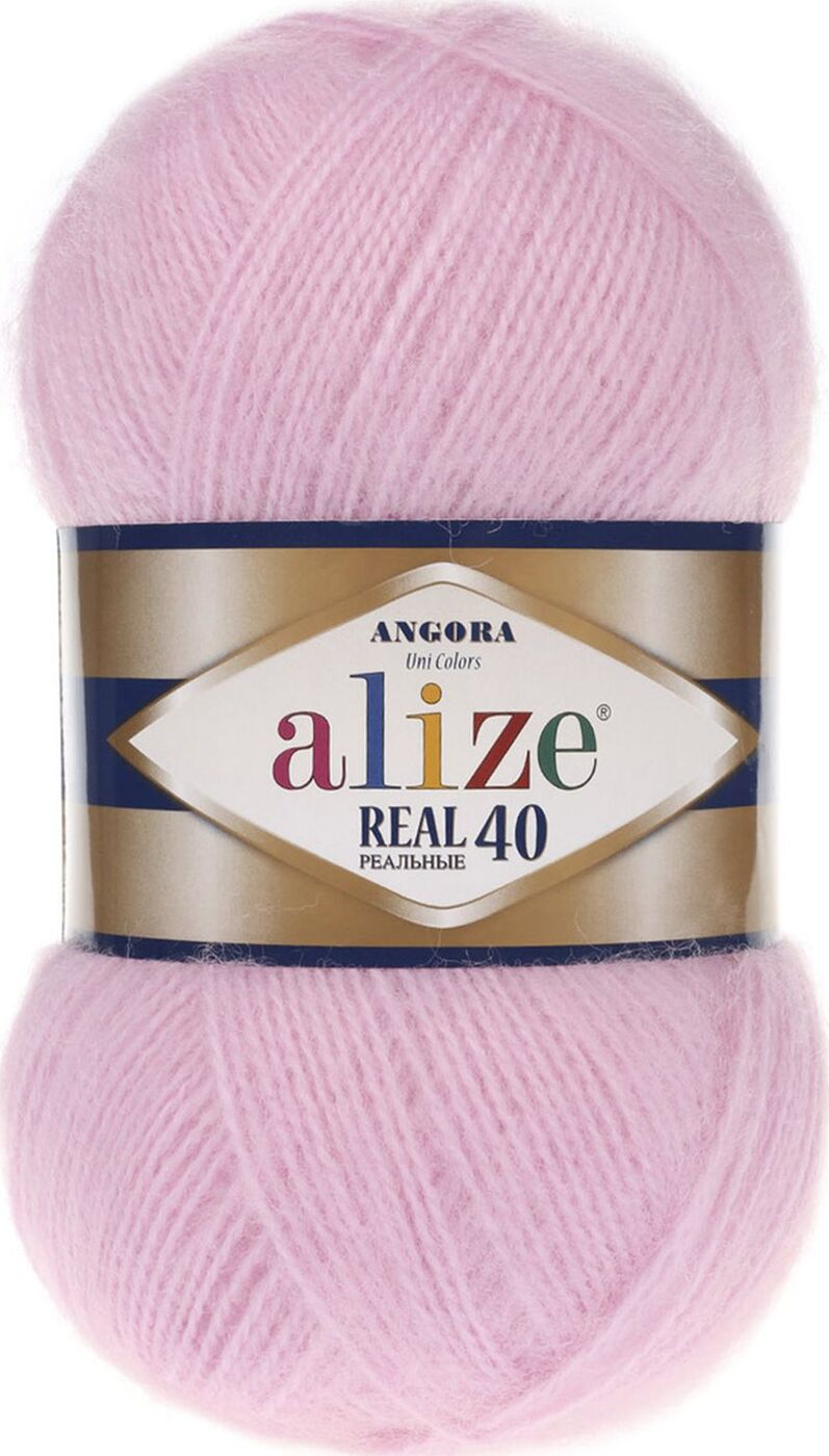 

Пряжа Alize 551390 Angora Real 185 розовый, Angora Real
