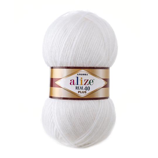 

Пряжа ALIZE "Angora real 40", цвет 1, 5 мотков, арт. 551390