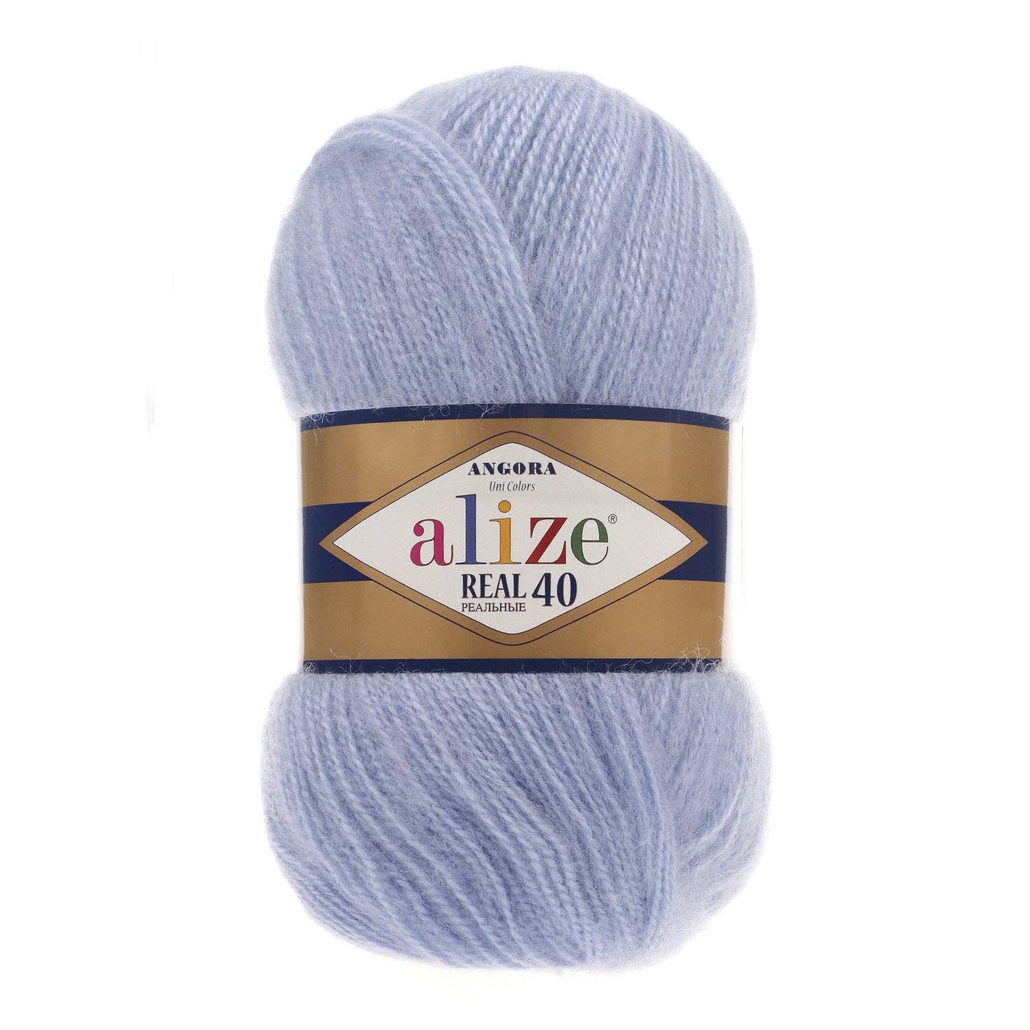 

Пряжа Alize "Angora real 40", цвет: 40, 480 м, 100 грамм