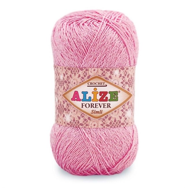 

Пряжа Alize "Forever", цвет: 32 розовый, 300 м, 50 грамм