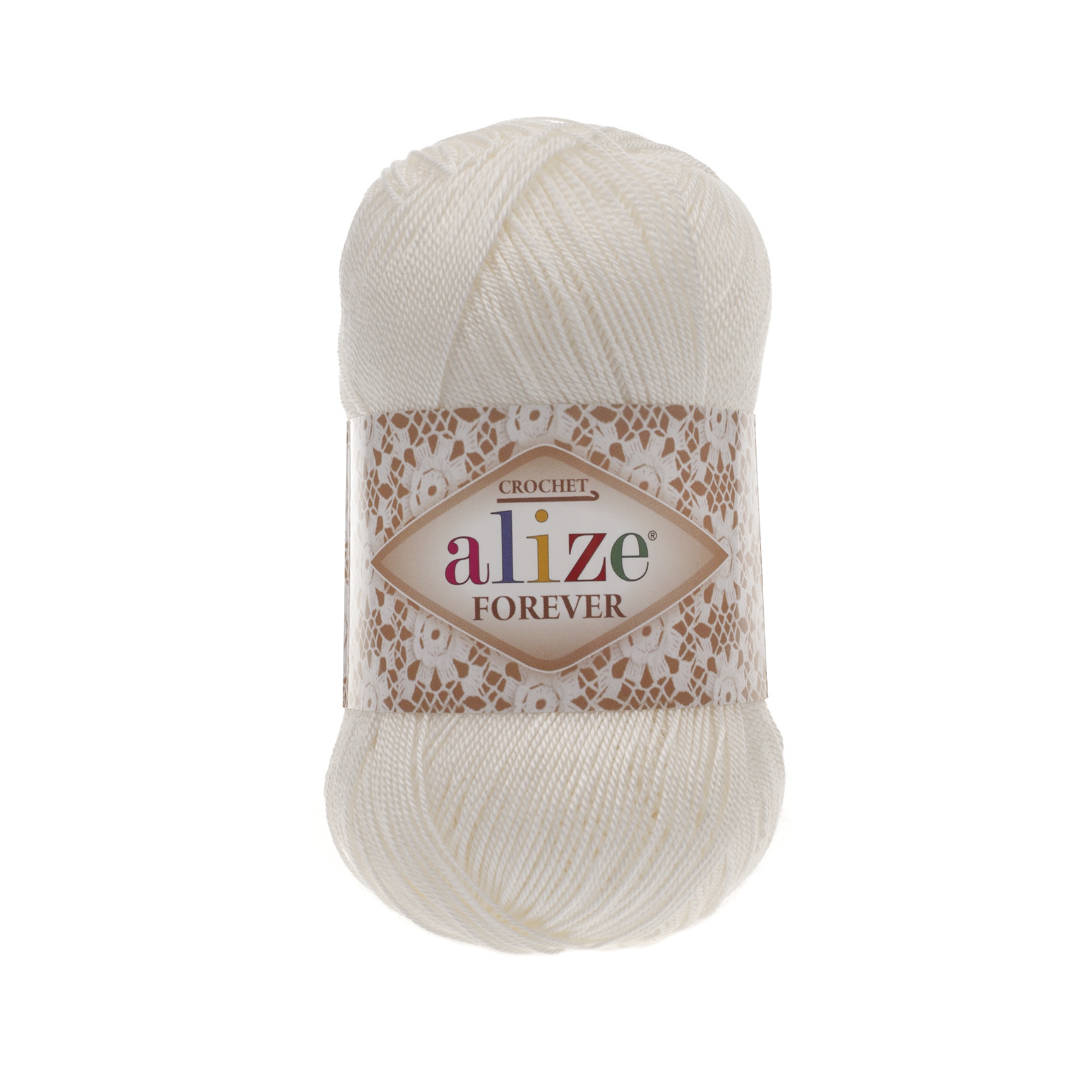 

Пряжа Alize 367022 Forever 55 белый, Forever