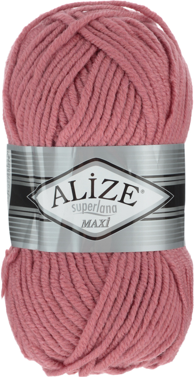 

Пряжа Alize "Superlana maxi", цвет: 161 розовый, 100 м, 100 грамм