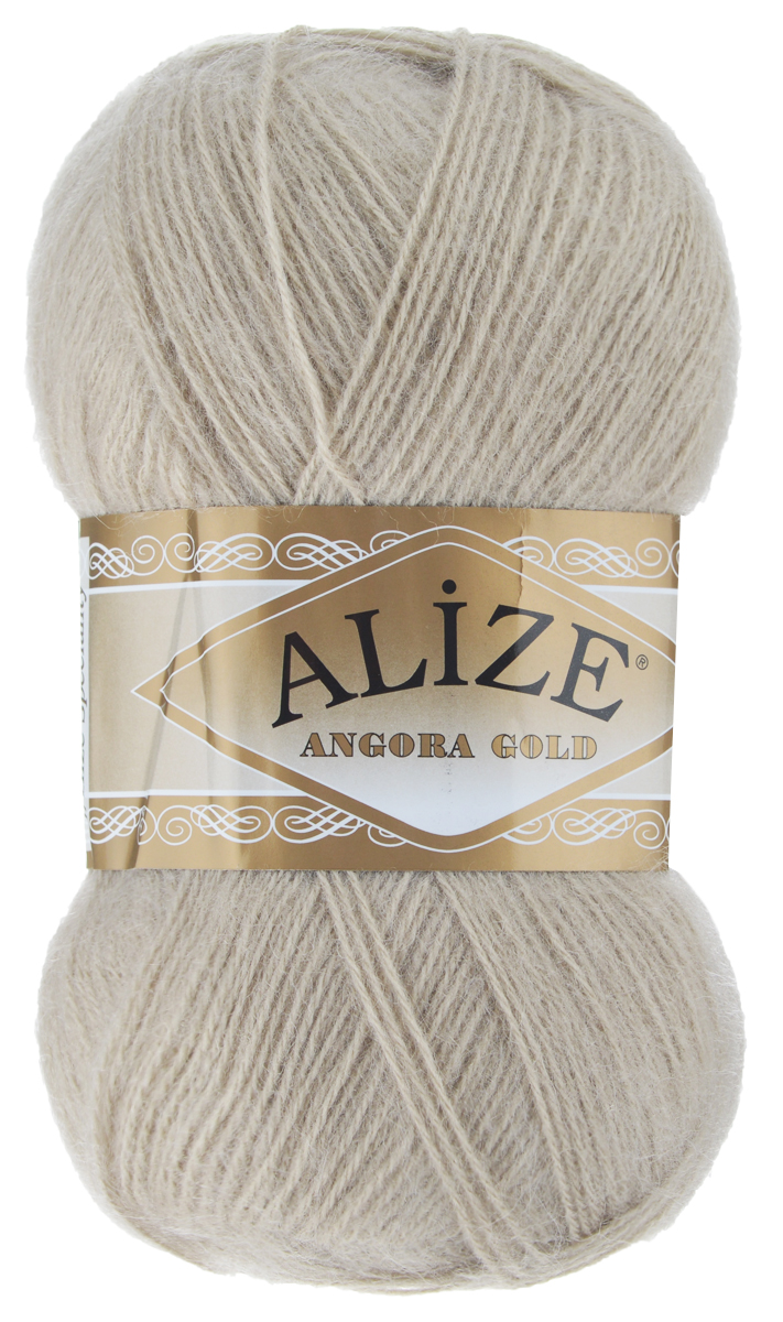 

Пряжа Alize "Angora Gold", цвет: 541 норка, 550 м, 100 грамм