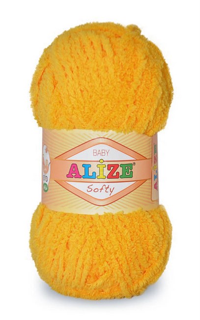 

Пряжа Alize 694530 Softy 216 желтый, Softy